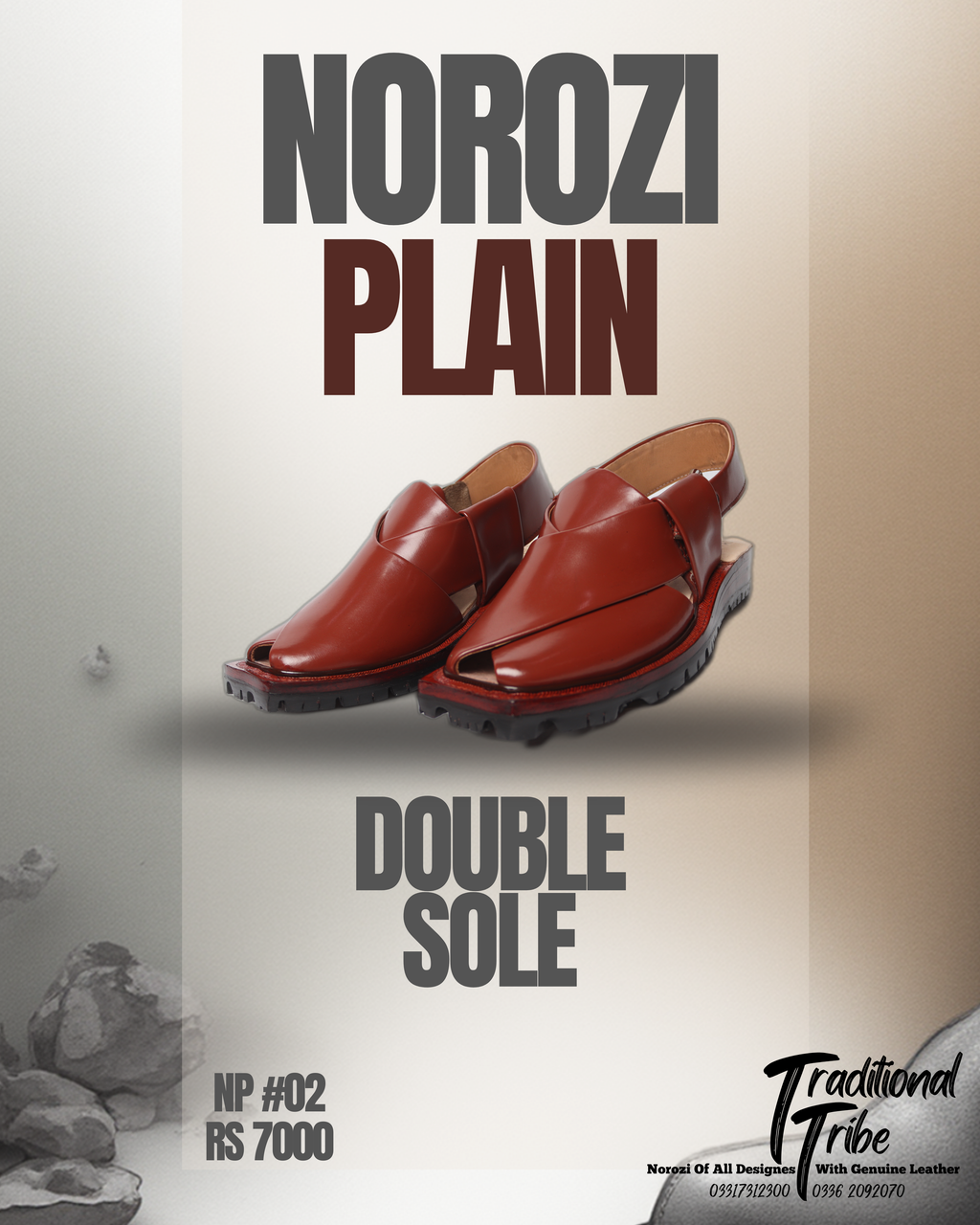 Norozi Plain Double Sole